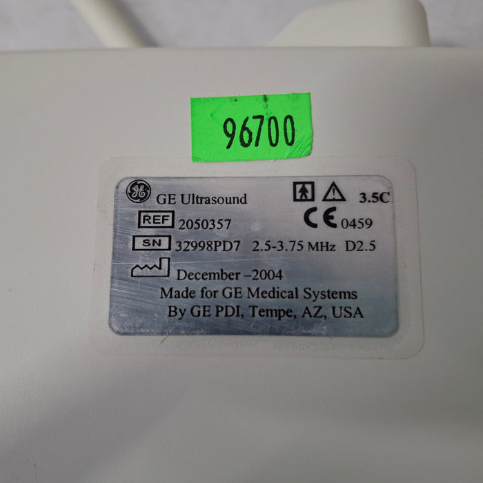 GE Healthcare GE Healthcare 3.5C 2.5-3.75/D2.5 2050357 Convex Transducer Ultrasound Probes reLink Medical