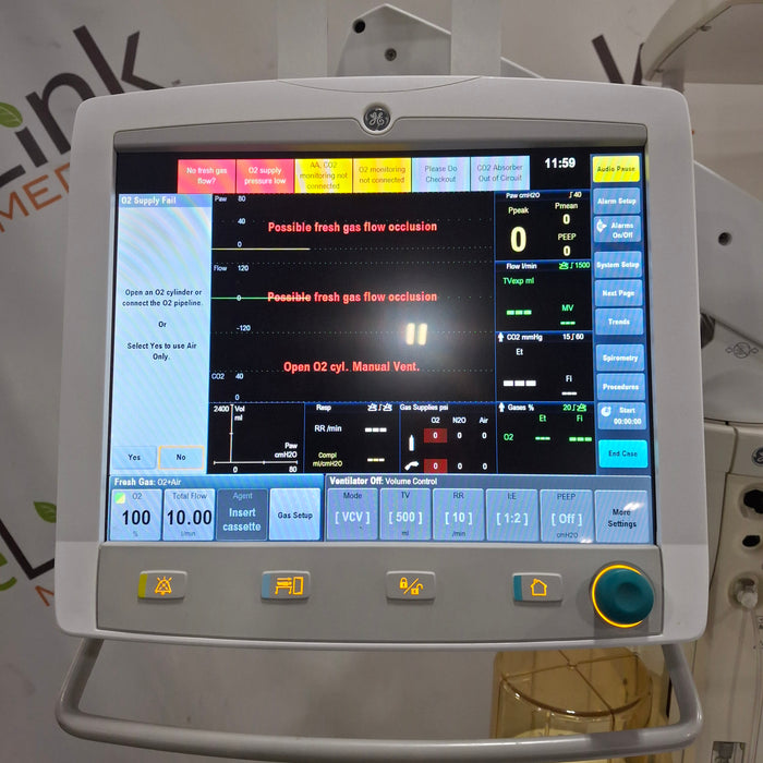 Datex-Ohmeda Aisys Anesthesia Unit