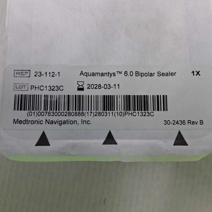 Medtronic 23-112-1 Aquamantys 6.0 Bipolar Sealer