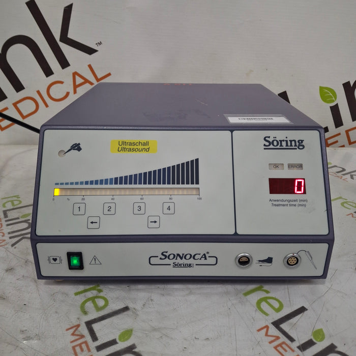 Soring, Inc. Sonoca 180 Ultrasonic Assisted Wound Treatment