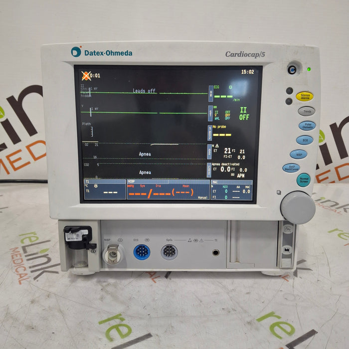 Datex-Ohmeda Cardiocap 5 Anesthesia Monitor