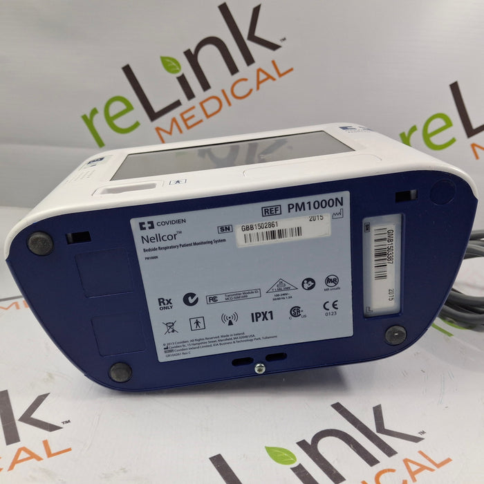Covidien PM1000N Nellcor Bedside SPO2 Monitor