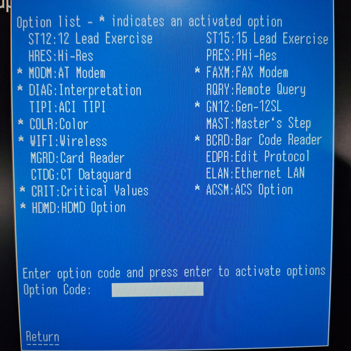 GE Healthcare MAC 5500 ECG with CAM Module