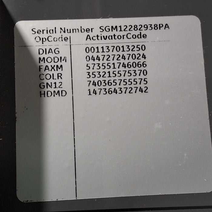 GE Healthcare MAC 5500 HD ECG without CAM Module