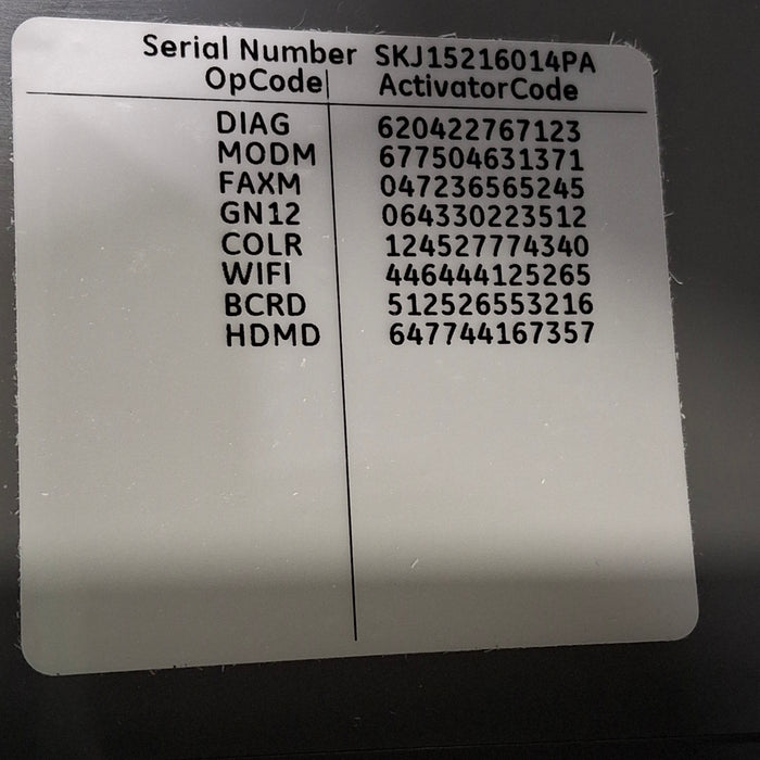 GE Healthcare MAC 5500 HD ECG without CAM Module