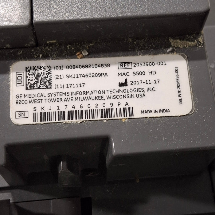 GE Healthcare MAC 5500 HD ECG without CAM Module