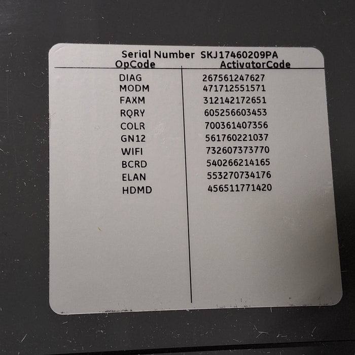 GE Healthcare MAC 5500 HD ECG without CAM Module