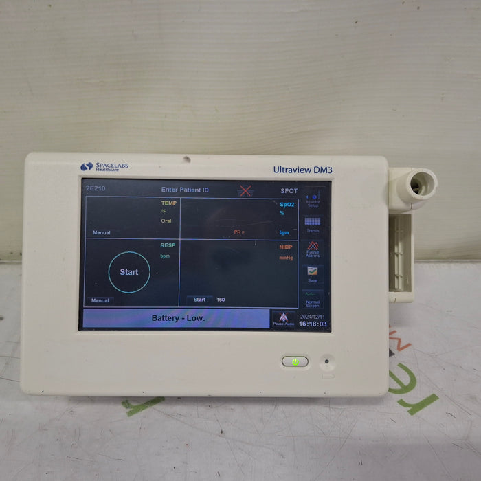 Spacelabs Healthcare Ultraview DM3 Vital Signs Monitor