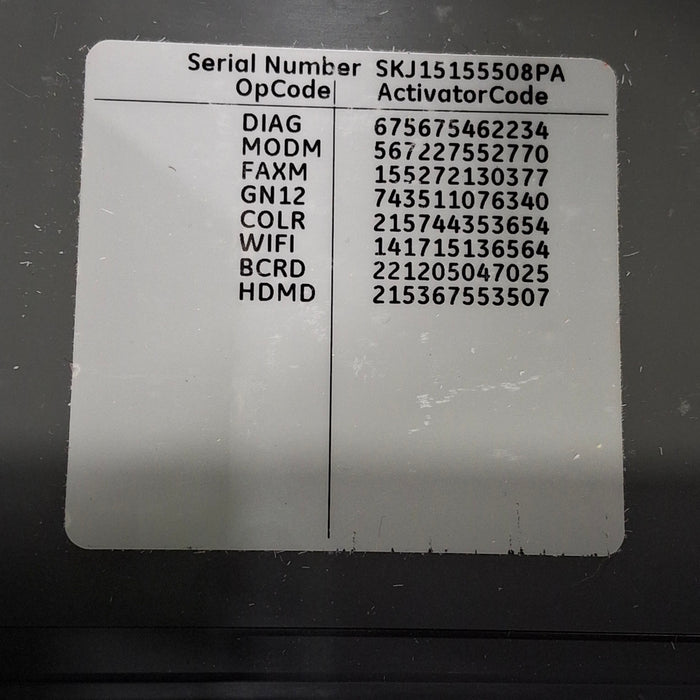 GE Healthcare MAC 5500 HD ECG without CAM Module