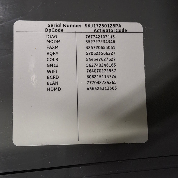 GE Healthcare MAC 5500 HD ECG without CAM Module