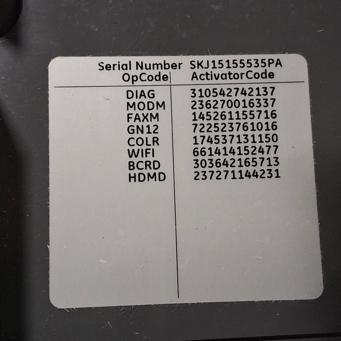 GE Healthcare MAC 5500 HD ECG without CAM Module