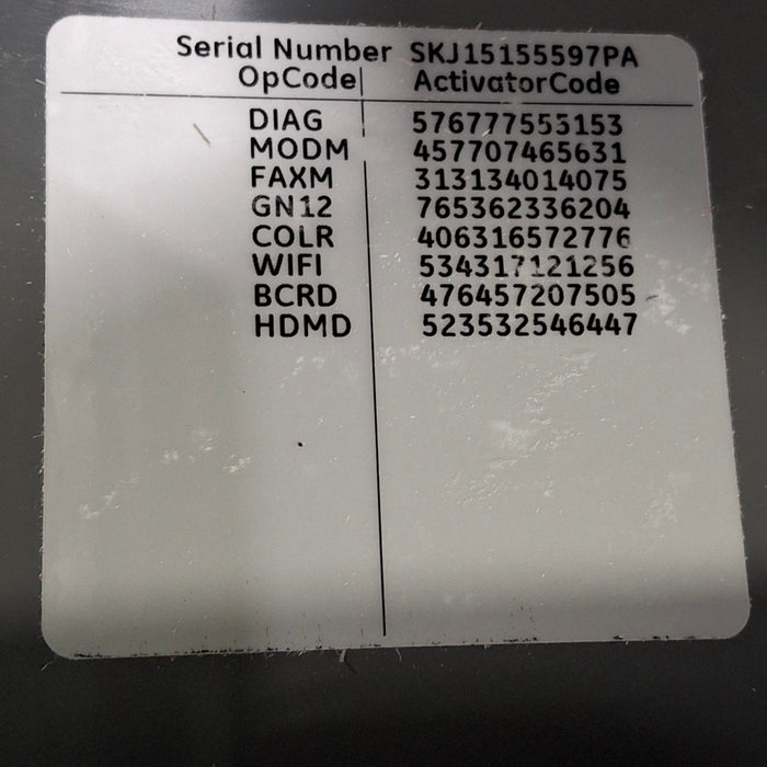 GE Healthcare MAC 5500 HD ECG without CAM Module