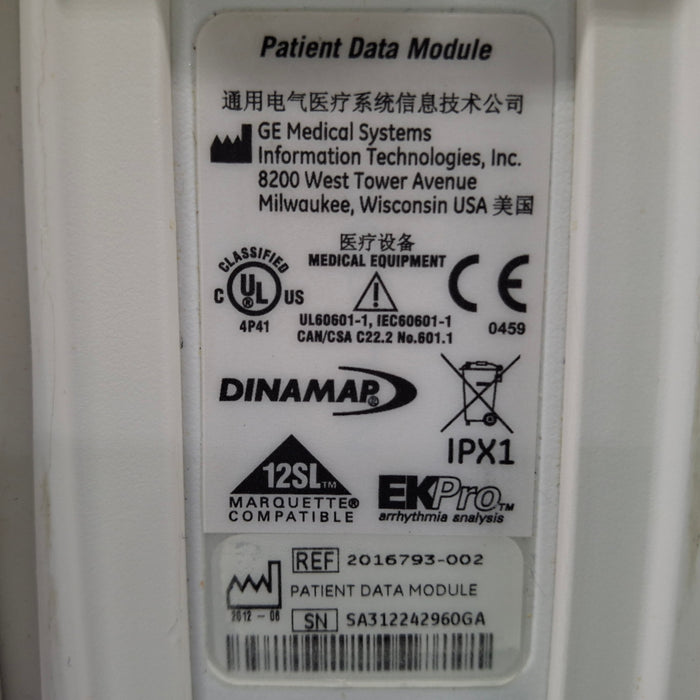 GE Healthcare Nellcor PDM Patient Data Module