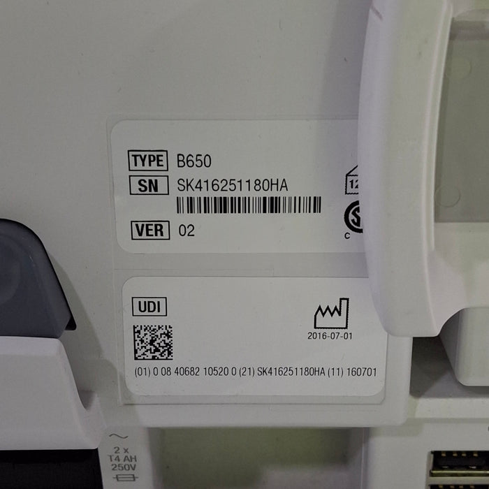 GE Healthcare Carescape B650 Post Anesthesia Care Patient Monitor