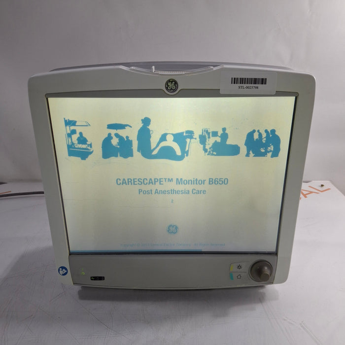 GE Healthcare GE Healthcare Carescape B650 Post Anesthesia Care Patient Monitor Patient Monitors reLink Medical