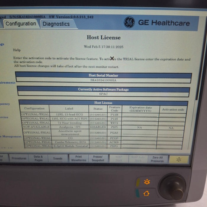 GE Healthcare GE Healthcare Carescape B650 Post Anesthesia Care Patient Monitor Patient Monitors reLink Medical