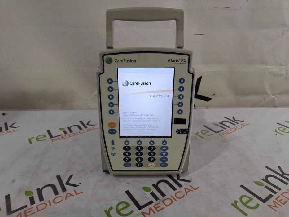 CareFusion CareFusion Alaris 8015 Large Screen POC Infusion Pump Infusion Pump reLink Medical