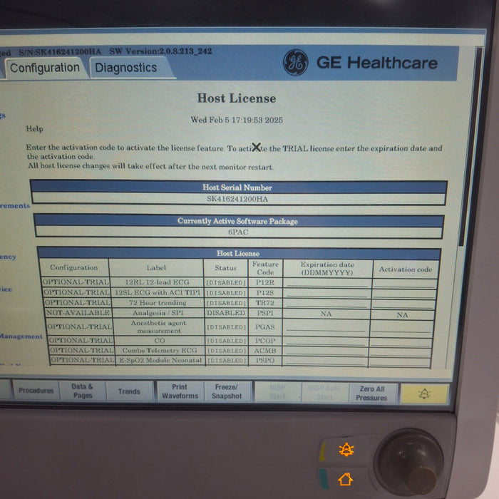 GE Healthcare GE Healthcare Carescape B650 Post Anesthesia Care Patient Monitor Patient Monitors reLink Medical