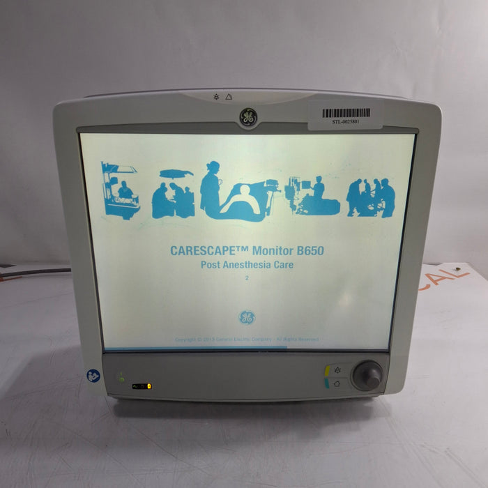 GE Healthcare GE Healthcare Carescape B650 Post Anesthesia Care Patient Monitor Patient Monitors reLink Medical