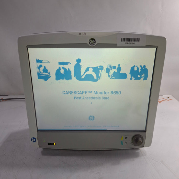GE Healthcare GE Healthcare Carescape B650 Post Anesthesia Care Patient Monitor Patient Monitors reLink Medical