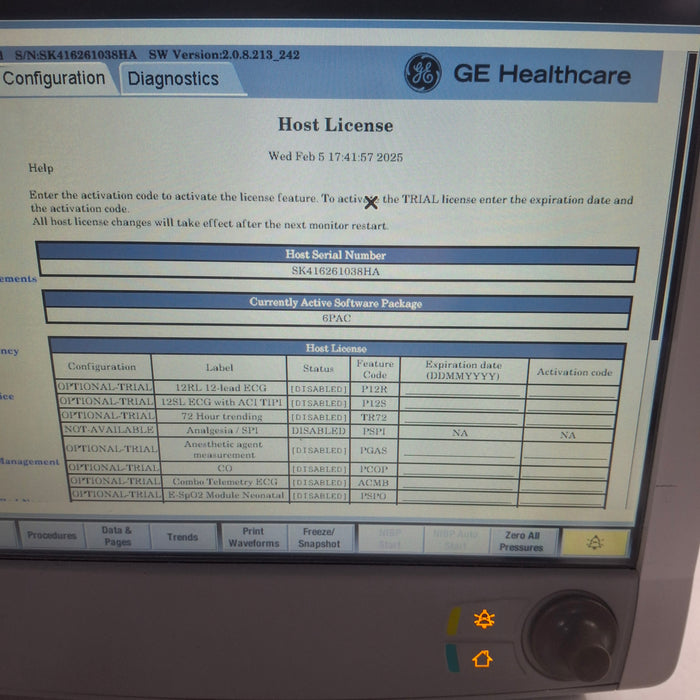 GE Healthcare GE Healthcare Carescape B650 Post Anesthesia Care Patient Monitor Patient Monitors reLink Medical