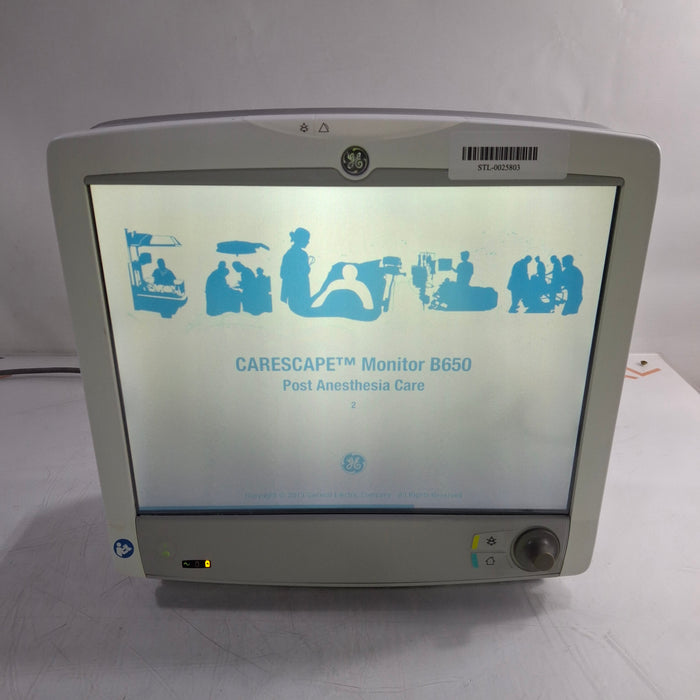 GE Healthcare GE Healthcare Carescape B650 Post Anesthesia Care Patient Monitor Patient Monitors reLink Medical