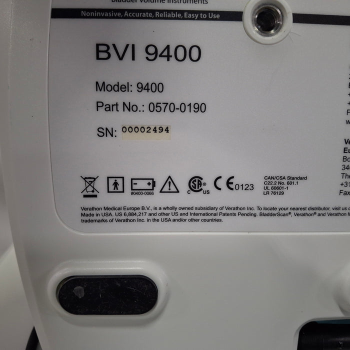 Verathon Medical, Inc Verathon Medical, Inc BVI 9400 Bladderscan Surgical Equipment reLink Medical