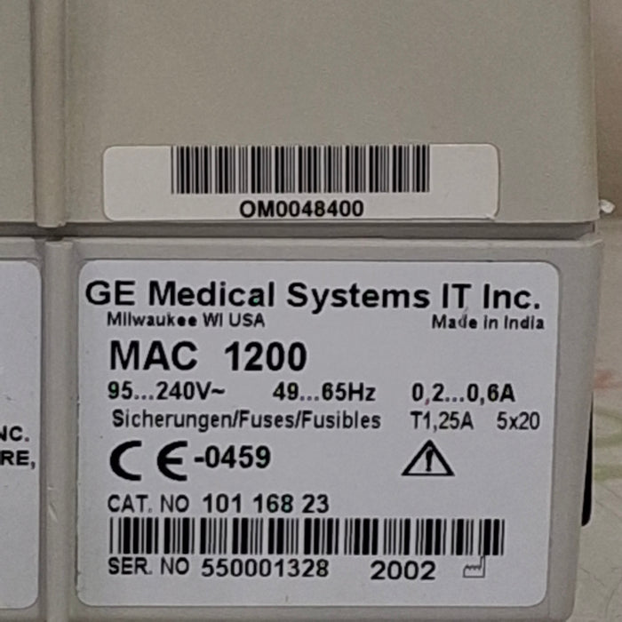 GE Healthcare MAC 1200 ECG