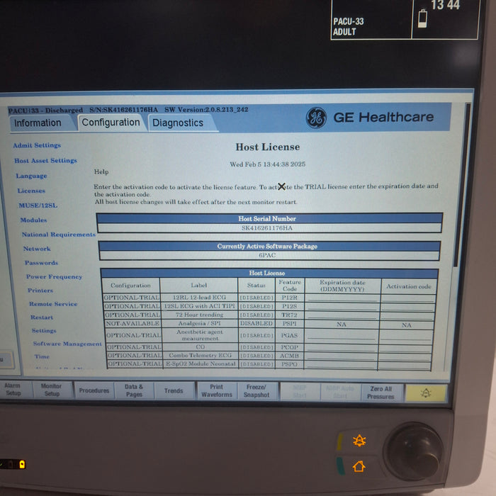 GE Healthcare GE Healthcare Carescape B650 Post Anesthesia Care Patient Monitor Patient Monitors reLink Medical