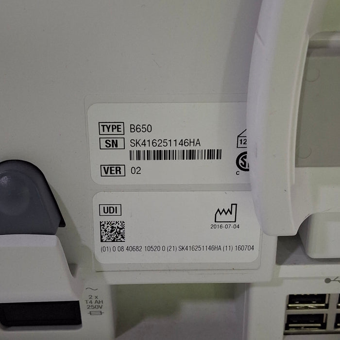 GE Healthcare Carescape B650 Post Anesthesia Care Patient Monitor