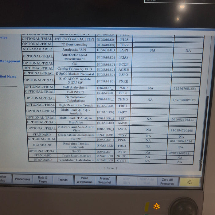 GE Healthcare Carescape B650 Post Anesthesia Care Patient Monitor