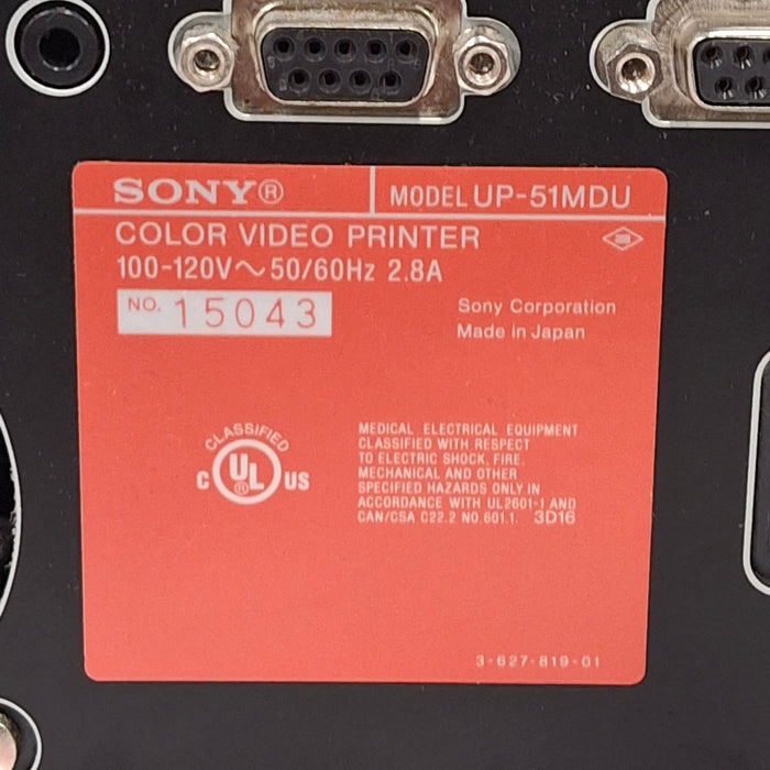 Sony UP-51MDU Color Video Printer