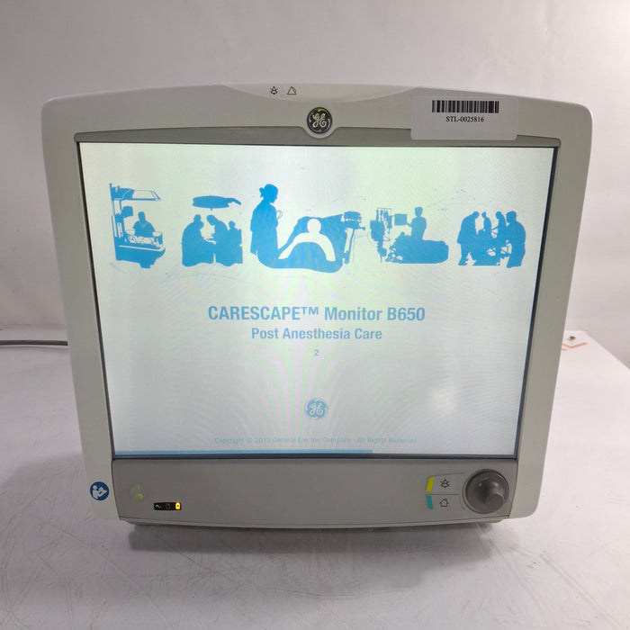 GE Healthcare GE Healthcare Carescape B650 Post Anesthesia Care Patient Monitor Patient Monitors reLink Medical