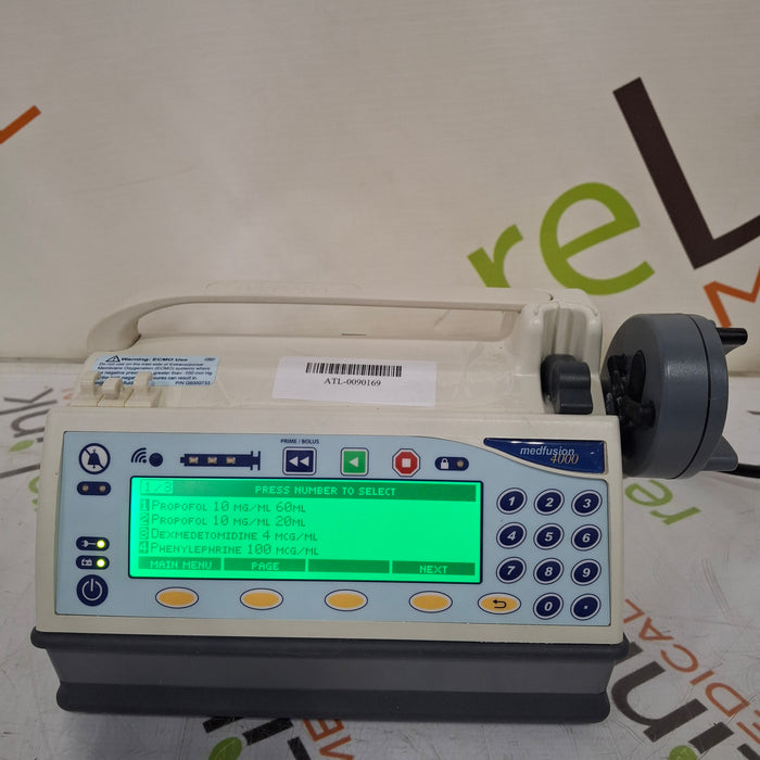 Smiths Medical Medfusion 4000 Syringe Infusion Pump