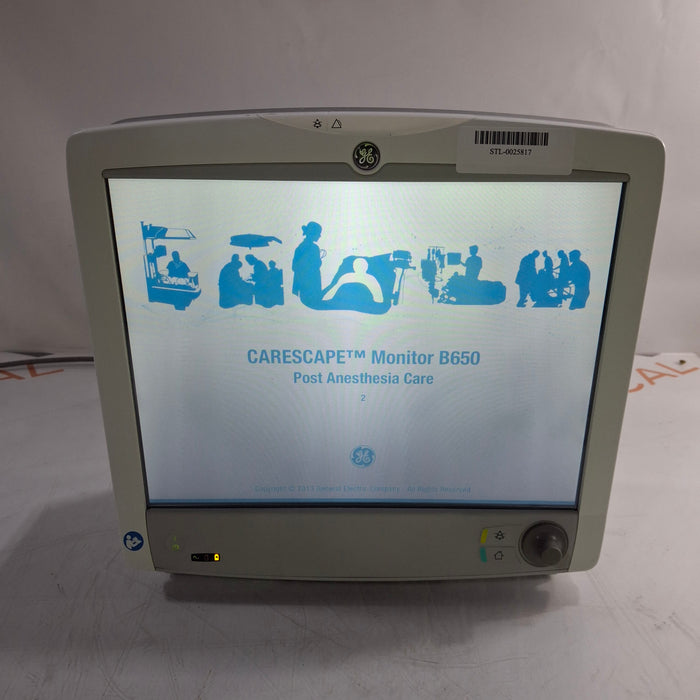 GE Healthcare GE Healthcare Carescape B650 Post Anesthesia Care Patient Monitor Patient Monitors reLink Medical