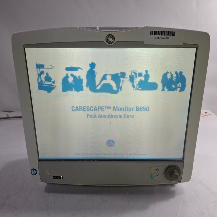 GE Healthcare Carescape B650 Patient Monitor