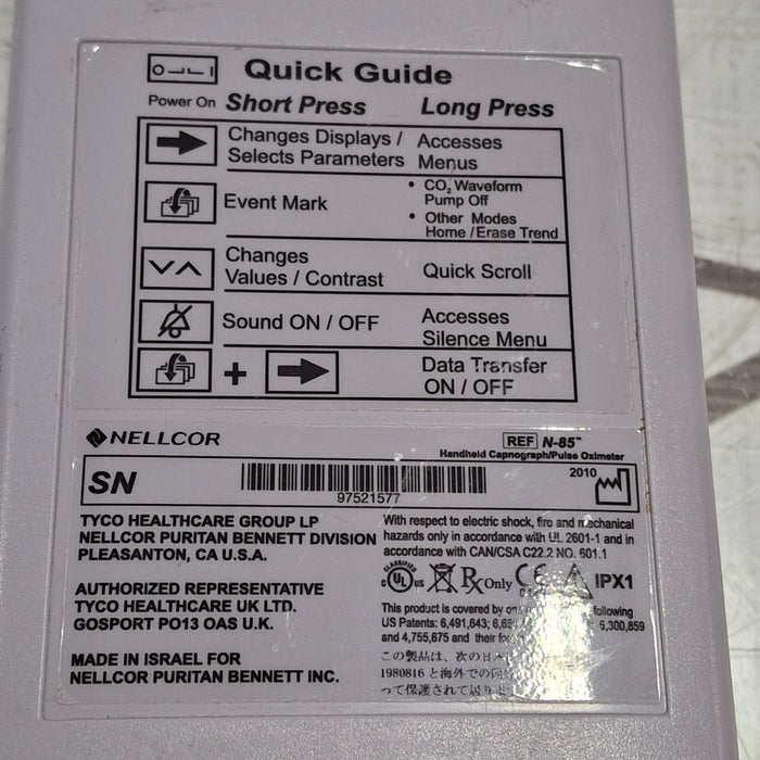 Nellcor Nellcor N-85 Pulse Oximeter Patient Monitors reLink Medical