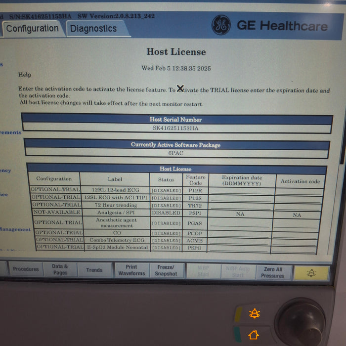 GE Healthcare GE Healthcare Carescape B650 Post Anesthesia Care Patient Monitor Patient Monitors reLink Medical