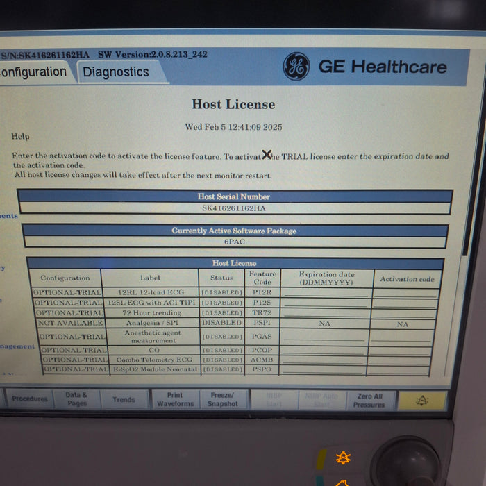 GE Healthcare GE Healthcare Carescape B650 Post Anesthesia Care Patient Monitor Patient Monitors reLink Medical