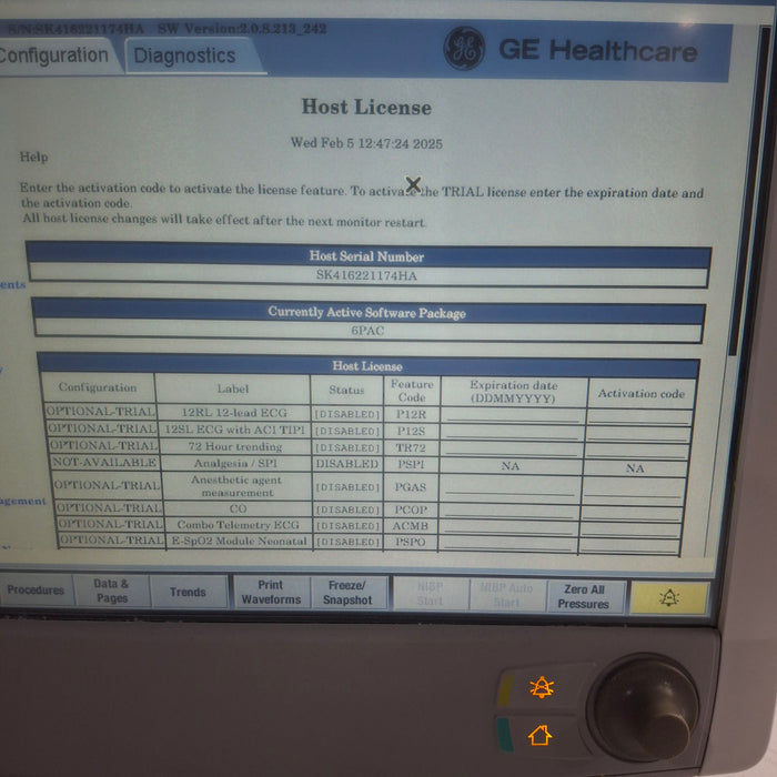 GE Healthcare GE Healthcare Carescape B650 Post Anesthesia Care Patient Monitor Patient Monitors reLink Medical