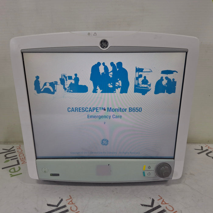 GE Healthcare GE Healthcare Carescape B650 Patient Monitor Patient Monitors reLink Medical