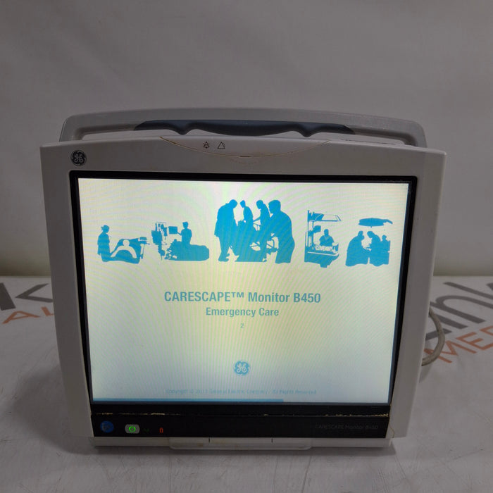 GE Healthcare Carescape B450 Emergency Care Patient Monitor