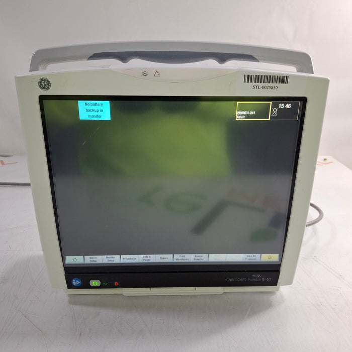 GE Healthcare GE Healthcare Carescape B450 Critical Care Patient Monitor Patient Monitors reLink Medical