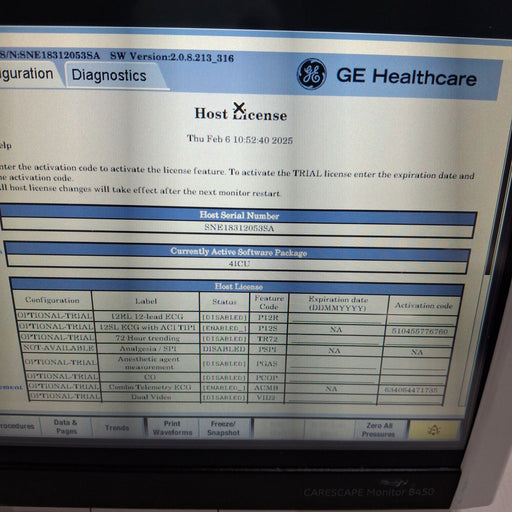 GE Healthcare GE Healthcare Carescape B450 Critical Care Patient Monitor Patient Monitors reLink Medical