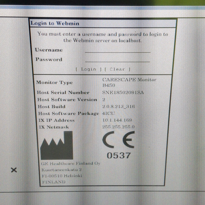 GE Healthcare GE Healthcare Carescape B450 Critical Care Patient Monitor Patient Monitors reLink Medical