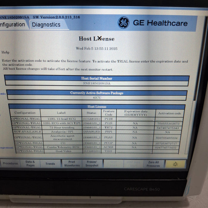 GE Healthcare GE Healthcare Carescape B450 Critical Care Patient Monitor Patient Monitors reLink Medical