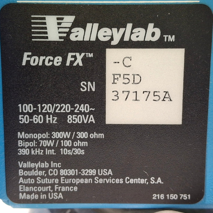 Covidien Valleylab Force FX-C Electrosurgical Generator