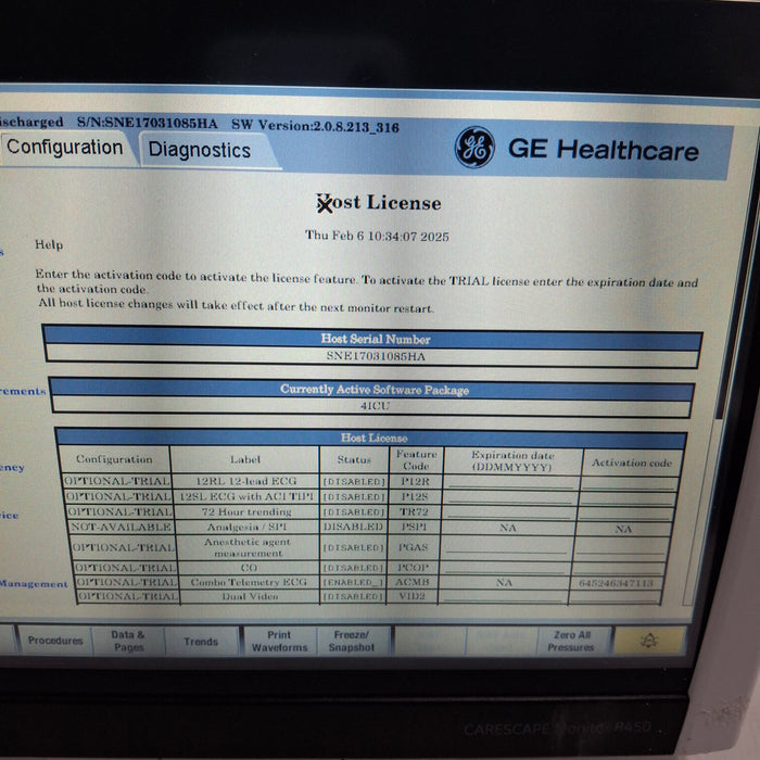 GE Healthcare GE Healthcare Carescape B450 Critical Care Patient Monitor Patient Monitors reLink Medical