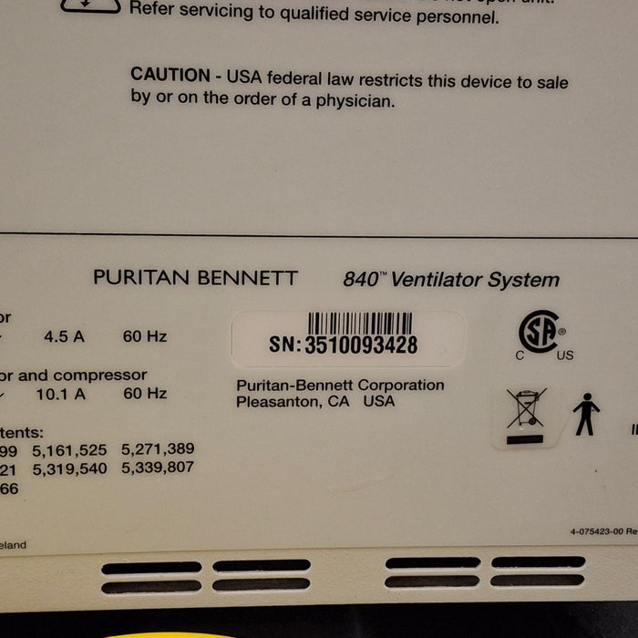 Puritan Bennett 840 Ventilator