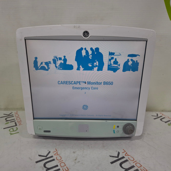 GE Healthcare GE Healthcare Carescape B650 Patient Monitor Patient Monitors reLink Medical